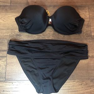 Victoria secret black two piece